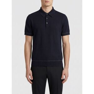 Brioni Polo Shirt Men Navy
